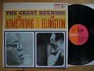 LOUIS ARMSTRONG & DUKE ELLINGTON The Great Reunion LP 1963 US EX/EX+