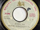 BRENDA LEE Cry 1 side 45 Metal Acetate 7 inch 1961 Regent Sound Studios Decca NM