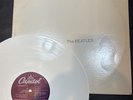 THE BEATLES 2 LP WHITE ALBUM WHITE VINYL 1978 W/ POSTER & PICTURES ALBUM RECORD