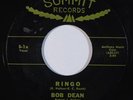 Rockabilly 45 BOB DEAN/MINUTE MEN Ringo/Instrumental on Summit