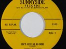 Rockabilly 45 JIMMY CAVALLO Don't Move Me No More/Blue Turning Gray Over You