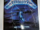 METALLICA RIDE THE LIGHTNING 1984 MEGAFORCE RECORDS MRI 769 SILVER LABEL