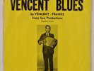 VINCENT FRANK: Vencent Blues US Houston Ivory Zydeco Blues 45 Sleeve HEAR