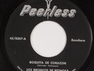 LOS BRONCOS DE REYNOSA: Boquita De Corazon Peerless Latin Ranchera Norteno 45 NM