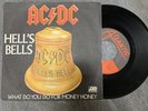 AC/DC HELL’S BELLS/WHAT DO YOU DO FOR MONEY atlantic 11650 France 1980