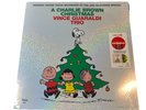 A CHARLIE BROWN CHRISTMAS OST Vince G. Trio Christmas Tree ￼Colored Vinyl Peanut