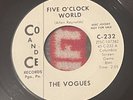 The Vogues Promo 45 Record Five O'Clock World 1965