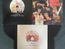 Queen 3 x LP Vinyl Record Albums Day At The Races Night At The Opera Sheer Heart