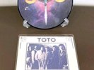 Toto 7” Picture Disc with Rare Roxy Invitation. Hold the line/Takin' it back.