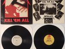 2 METALLICA vinyls: Kill 'em All + Am I Evil, Blitzkrieg & Creeping Death single