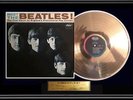 THE BEATLES MEET THE BEATLES GOLD  RECORD LP W-PRINTED SIGNED AUTOGRAPHS RARE