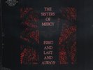 LP The Sisters of Mercy First and Last and Always RED & BLACK MARBLE VINYL