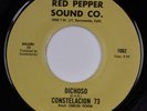 CONSTELACION 73: Dichoso US Red Pepper Sound Cali Sweet Soul Latin 45 HEAR