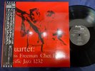 MINT  RUSS FREEMAN AND CHET BAKER QUARTET PACIFIC JAZZ PJ-1232 OBI MONO JAPAN LP