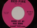 SAMMY WILLIAMS: Gonna Let My Hair Down US Red Fire Northern Soul 45 Rare  HEAR