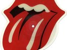 EX/EX THE ROLLING STONES - SHE WAS HOT Shaped Vinyl Picture Pic Disc LOGO
