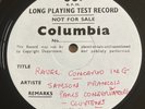 RARE SAX 2394 SAMSON FRANCOIS 1 x Sided TEST PRESSING Ravel Concerto CLUYTENS