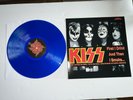 KISS ROCK AND ROLL OVER DEMO”S FIRST I DRINK THEN I SMOKE  BLUE LP/VINYL.