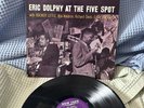 ERIC DOLPHY AT THE FIVE SPOT LP New Jazz Mono 1960s Free Jazz Avant Garde RVG