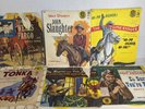 Grp of 6 Disney Golden Records-78 RPM-Lone Ranger, Tonka, John Slaughter L+more