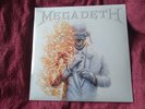 MEGADETH SELF TITLED LP WHITE BLUE ORANGE SPLATTER LP MIN BID 75.00