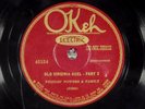 78 RPM --  Fiddlin' Powers & Family, Okeh 45154 
