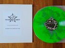 SISTERS OF MERCY RARE TRANSPARANT FLUO GREEN BASED  PURPLE SPLATTER  ROME 1985