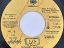 MICHAEL JACKSON - Bad / Liberian Girl - ECUADOR PRESS 45 promo