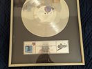 Luther Vandross PLATINUM record award