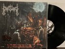 Moonblood / Deathspell Omega - Split LP 2000 Sombre Records ‎– SOMBRE LP 006 VG+