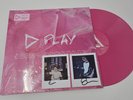 DOUBLE SIGNED  Ed Sheeran - Play  Pink Vinyl Record With TWO Polaroid Photos