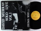 David Murray - Solo Live Vol. 1 LP - CECMA Italy VG++ Autograph