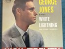 GEORGE JONES Sings White Lightning LP AUTOGRAPHED VINYL 1959 Signed EX/VG