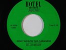 Funk 45 WILLIE WRIGHT Right On For The Darkness/Africa on Hotel VG++/NM