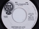 Crossover Soul 45 BROTHERS OF LOVE You Changed Me BLUE ROCK promo HEAR e