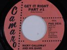 Funk 45 RICKY CALLOWAY & HIS BAND Get It Right CAMARO HEAR e
