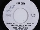 Northern Soul 45 LOVATIONS Heaven Told Me So CAP CITY promo HEAR e