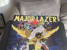 Major Lazer Free The Universe Red & Yellow color 2xLP Vinyl Record