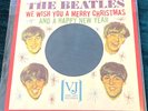 The Beatles: We Wish You a Merry Christmas... 45 Vee-Jay NM picture SLEEVE ONLY