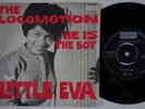 LITTLE EVA He Is The Boy SUPERB r&b dancer RARE Denmark 45 Locomotion GIRL GROUP