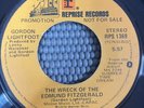 Gordon Lightfoot   The Wreck Of The Edmund Fitzgerald/ Same  Promo 45 RPM VG+