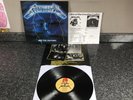 LP VINYL METALLICA RIDE THE LIGHTNING MFN 27 EU 1ST PRESS & MERCH SHEET EX+/EX+