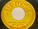 Jerry Lee Lewis: Good Golly Miss Molly / I Can't Trust 45 - Sun 382 - Rockabilly