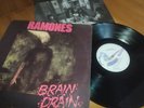 The Ramones Brain Drain  Vinyl Lp Venezuela Rodven 1990 + INEER VG+/VG+