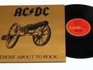 AC/DC For Those About To Rock 1981 Vinyl LP Record Aussie 1st Press EX w/ Flyer