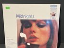 Signed Taylor Swift Midnights Moonstone Blue Vinyl Autograph Insert
