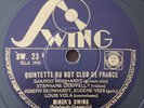 Django Reinhardt Minor’s Swing & Viper’s Dream French 78RPM Swing 23