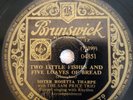SISTER ROSETTA THARPE  TWO LITTLE FISHES AND FIVE LOAVES OF BREAD 78RPM