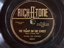 Rich-R-Tone 424 Wilma Lee Cooper  TRAMP ON THE STREET Bluegrass 78rpm  E RARE