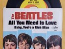 Beatles US 45 Capitol 5964 All You Need Is Love / Baby You're A Rich Man W/PS EC